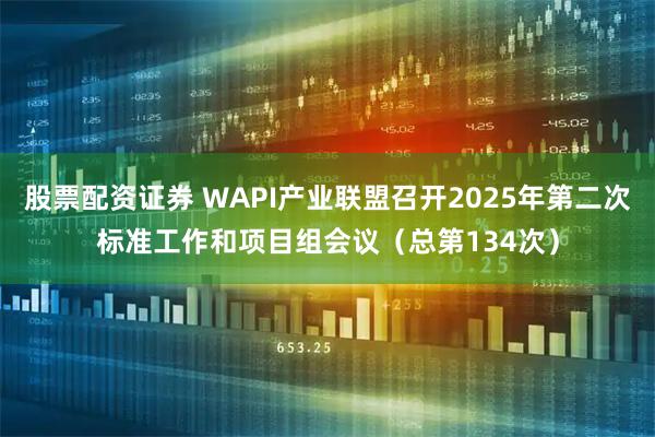 股票配资证券 WAPI产业联盟召开2025年第二次标准工作和项目组会议（总第134次）